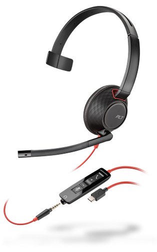 2cbvknMuxUiR4LV_6h2n3g.c-r POLY Blackwire 5210 Headset Wired Head-band Calls/Music USB Type-C Black, Red - Image 1