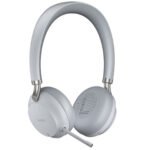 Yealink BH72 Headset Wired & Wireless Head-band Calls/Music USB Type-A Bluetooth Charging stand Light grey