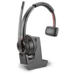 POLY W8210 Headset Wireless Head-band Office/Call center Bluetooth Charging stand Black