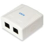 Equip 2-Port Cat.6 Surface Mount Box