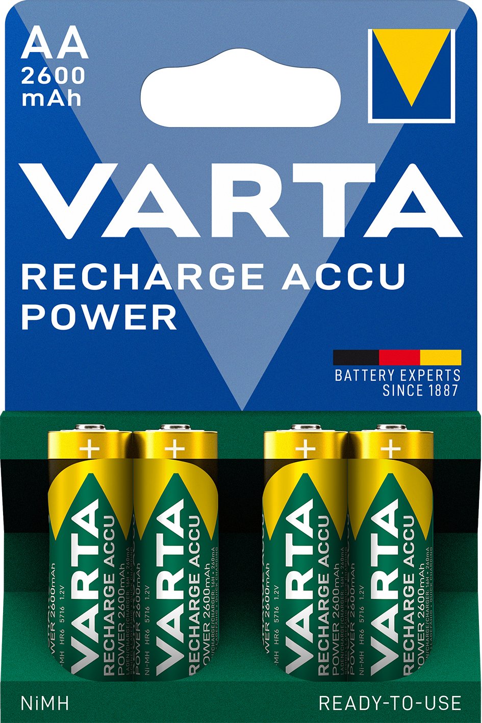 7Fnlh5JMKU2QtC0w9eKWaQ.c-r Varta 05716 Rechargeable battery AA Nickel-Metal Hydride (NiMH) - Image 1