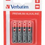 Verbatim AAA 4 Blister Pack Alkaline Batteries