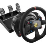 Thrustmaster T300 Ferrari Integral Racing Wheel Alcantara Edition Black USB Steering wheel + Pedals PC, PlayStation 4, Playstation 3