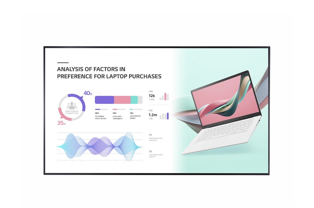 DHKpNZNymESv-yrPKmePSw.c-r LG 86UH5J-H Signage Display Digital signage flat panel 2.18 m (86") IPS Wi-Fi 500 cd/m² 4K Ultra HD Black WebOS 24/7 - Image 1