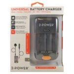 2-Power Universal Camera Battery Charger-Retail