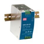 LevelOne 48V DC Industrial Power Supply, 240W, DIN-Rail, PoE Ready