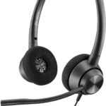 POLY EncorePro 320 with Quick Disconnect Binaural Headset TAA