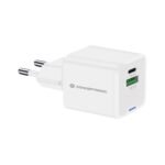 Conceptronic 2-Port 20W GaN USB PD Charger, USB-C x 1, USB-A x 1, QC 3.0, PPS