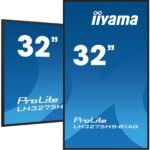 iiyama LH3275HS-B1AG Signage Display Digital signage flat panel 81.3 cm (32") LCD Wi-Fi 500 cd/mÂ² Full HD Black Built-in processor Android 11 24/7