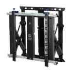 B-Tech Slimline Soft-Open Full Service Videowall Mount with Micro-Adjustment (VESA 600 x 400)