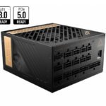 MSI MEG AI1300P PCIE5 power supply unit 1300 W 24-pin ATX ATX Black