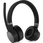 Lenovo Go Wireless ANC Headset Wired & Wireless Head-band Office/Call center USB Type-C Bluetooth Black