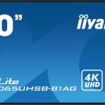 iiyama LH5065UHSB-B1AG Signage Display Digital signage flat panel 125.7 cm (49.5") LCD Wi-Fi 800 cd/mÂ² 4K Ultra HD Black Built-in processor Android 11 24/7