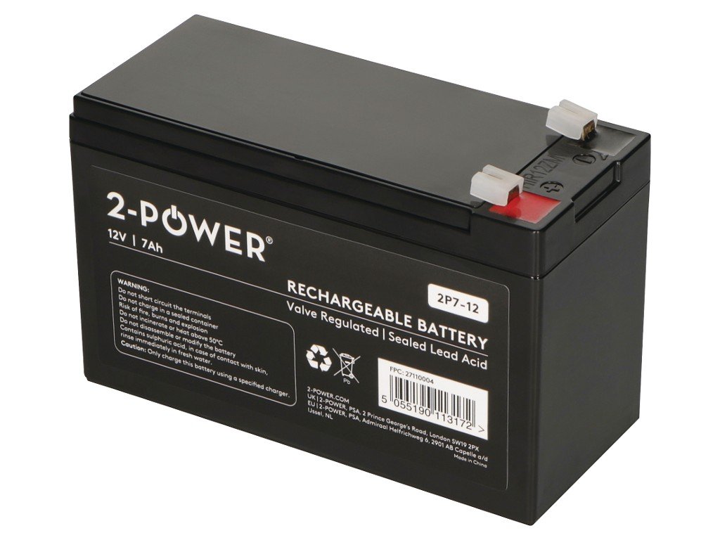 Vr2kCS-ZYEWiBKSB94NV1w.c-r 2-Power 2P7-12 UPS battery Sealed Lead Acid (VRLA) 12 V 7 Ah - Image 1