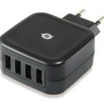 Conceptronic ALTHEA04B mobile device charger Black Indoor