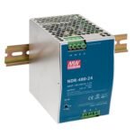 LevelOne 48V DC Industrial Power Supply, 480W, DIN-Rail, PoE Ready