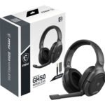 MSI Immerse GH50 Wireless Headset Wired & Wireless Head-band Gaming USB Type-A Black