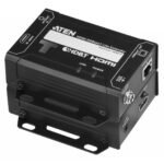 ATEN VE801 AV extender AV transmitter & receiver Black