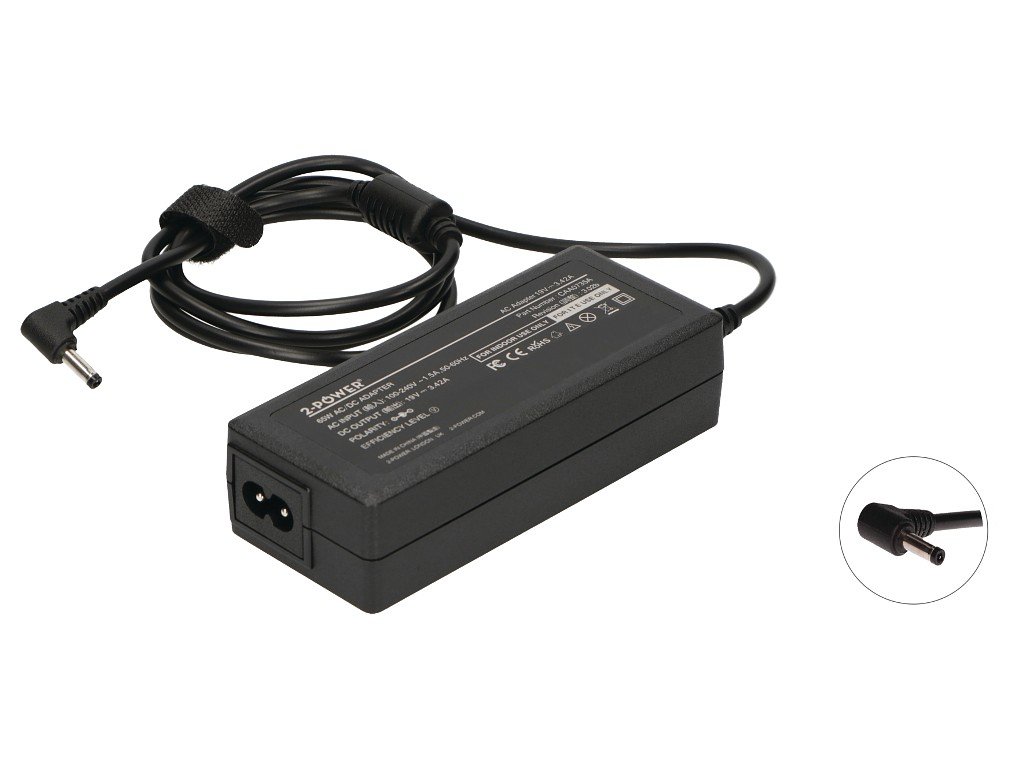 Yv5-OWvPG0K5jraF5J8wTg.c-r 2-Power 2P-01FR149 power adapter/inverter 65 W Black - Image 1