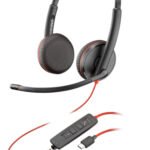 POLY Blackwire 3225 Headset Wired Head-band Office/Call center USB Type-C Black