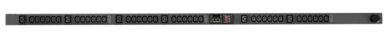 aUmcVL10N0mj-XjQ-FQUfg.c-r Vertiv Geist rPDU, monitored, 0U, input IEC60309 230/400V 3x16A, outputs (36)C13 | (6)C19 power distribution unit (PDU) 42 AC outlet(s) Black - Image 1