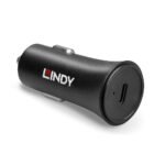 Lindy Single Port USB Type C PD Car Charger, 27W