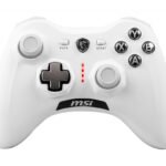 MSI FORCE GC30 V2 WHITE Wireless Gaming Controller 'PC and Android ready, Upto 8 hours battery usage, adjustable D-Pad cover, Dual vibration motors, Ergonomic design'