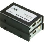 ATEN VE803 AV extender AV transmitter & receiver Black, Grey
