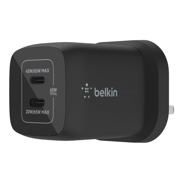 dmvGh_6V-U6ZWEjvCB7brQ.c-r Belkin WCH013MYBK mobile device charger Universal Black AC Fast charging Indoor - Image 1