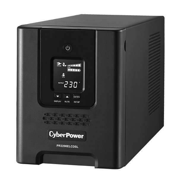 e72rgWYOz0a3UFPqABZapg.c-r CyberPower PR2200ELCDSL uninterruptible power supply (UPS) Line-Interactive 2.2 kVA 1980 W 9 AC outlet(s) - Image 1
