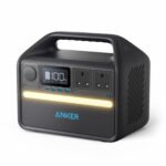 Anker 535 Portable Power Station, Portable Generator 512Wh (PowerHouse 512Wh), 500W 9 - Port Outdoor Generator with 4 AC Outlets, 60W USB - C PD Output, LED Light for Camping, RV, Emergencies, and More