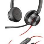 POLY Blackwire 8225 Stereo USB-C Headset +USB-C/A Adapter