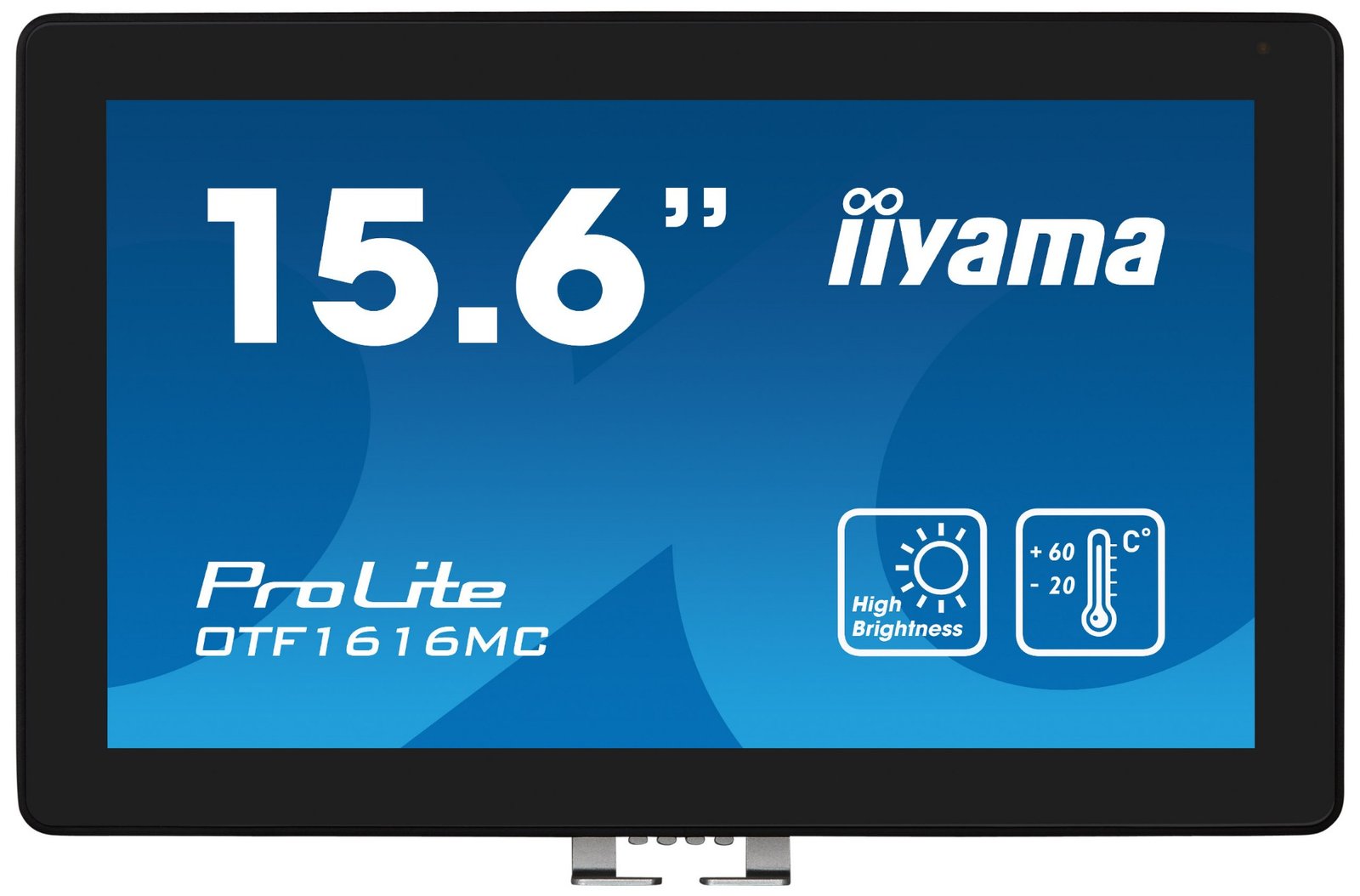 giKuVq5OhUqz0i5r8eW0bw.c-r iiyama OTF1616MC-B1 Signage Display Digital signage flat panel 39.6 cm (15.6") LCD 1100 cd/m² Full HD Black Touchscreen - Image 1