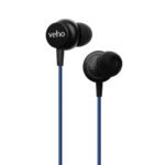 Veho Z-3 In-Ear Stereo Headphones with Built-in Microphone and Remote Control â€“ Black (VEP-104-Z3-B)