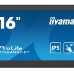 iiyama T1624MSC-B1 Signage Display Interactive flat panel 39.6 cm (15.6") LCD 450 cd/mÂ² Full HD Black Touchscreen 24/7