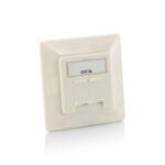 Equip Cat.6A German Modular Faceplate