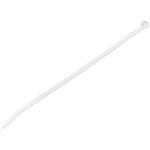 StarTech.com 10"(25cm) Cable Ties - 1/8"(4mm) wide, 2-5/8"(68mm) Bundle Diameter, 50lb(22kg) Tensile Strength, Nylon Self Locking Zip Ties w/ Curved Tip - 94V-2/UL Listed, 100 Pack - White