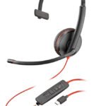 POLY Blackwire C3215 Headset Wired Head-band Office/Call center USB Type-C Black