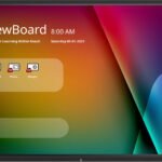 Viewsonic IFP9850-4 Signage Display Interactive flat panel 2.49 m (98") LCD Wi-Fi 350 cd/mÂ² 4K Ultra HD Black Touchscreen Built-in processor Android 9