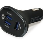 Conceptronic CARDEN06B mobile device charger Black Auto