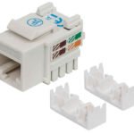 Intellinet Keystone Jack, Cat6, UTP, Punch-down, White