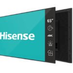 Hisense 65DM66D Signage Display 165.1 cm (65") LED Wi-Fi 500 cd/mÂ² 4K Ultra HD Black Built-in processor Android 11 24/7