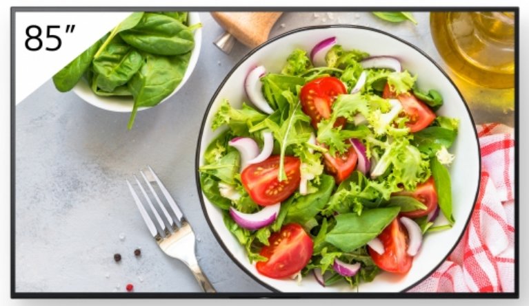 zLfa44QCj023u30TMLFyAg.c-r Sony FW-85BZ35L Signage Display Digital signage flat panel 2.16 m (85") LCD Wi-Fi 550 cd/m² 4K Ultra HD Black Android 24/7 - Image 1