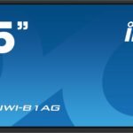 iiyama TE10518UWI-B1AG Signage Display Digital A-board 2.67 m (105") LED Wi-Fi 450 cd/mÂ² 5K Ultra HD Black Touchscreen Built-in processor Android 24/7
